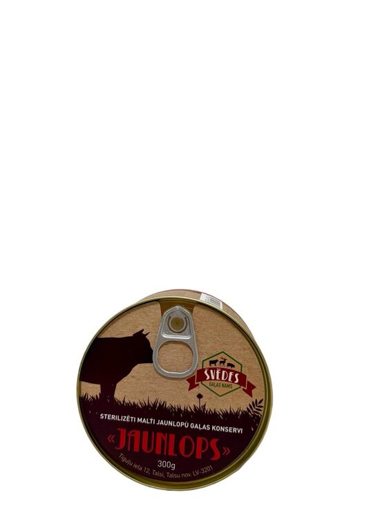 ŠVĒDES sterilizēti  konservi “Jaunlops” 300 g